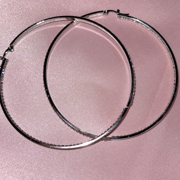 Earrings sparkle ✨ silver - Picture 1 of 5